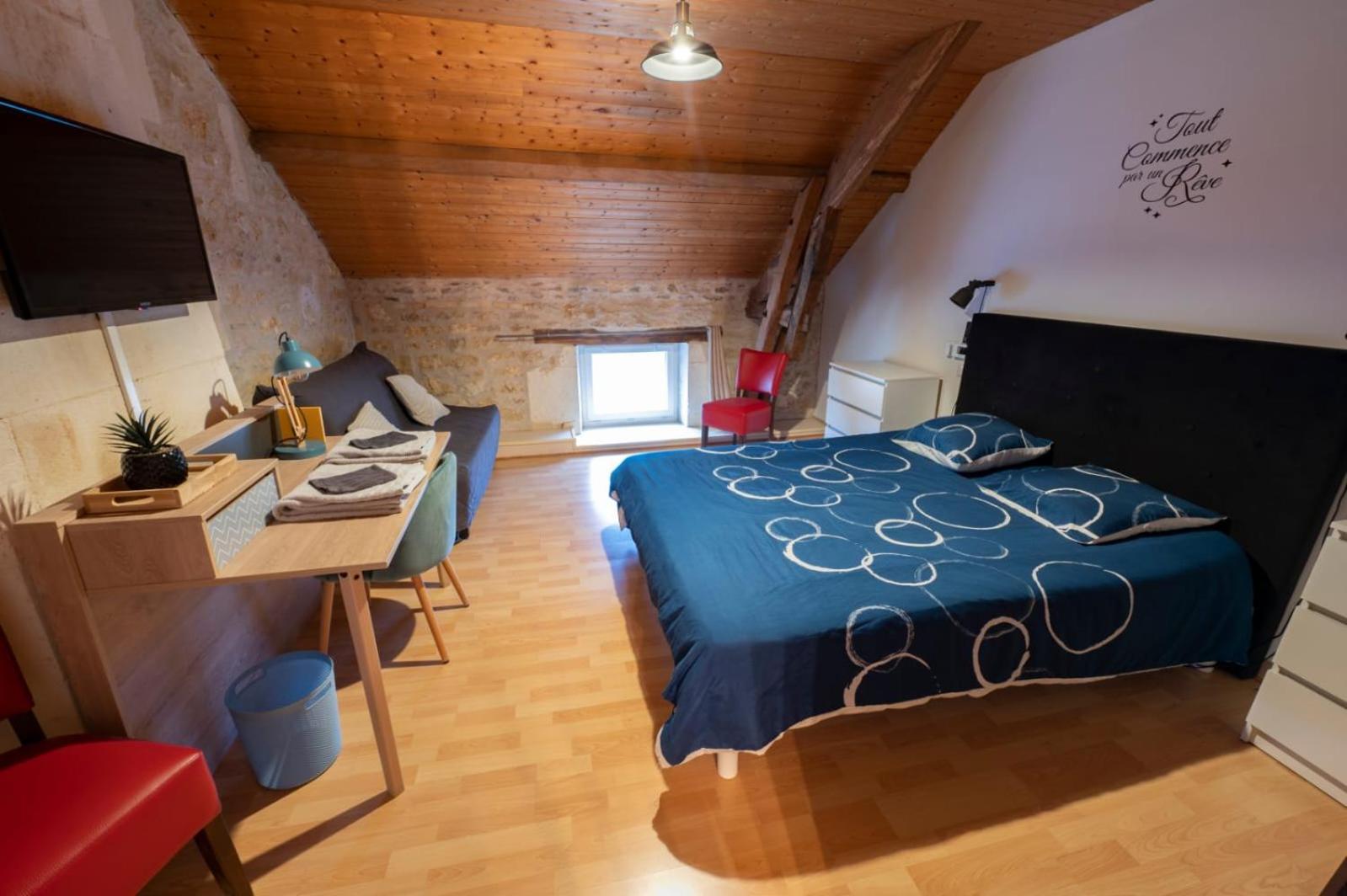 Bed and Breakfast L'Entre Deux Vignes Brizambourg Exterior foto